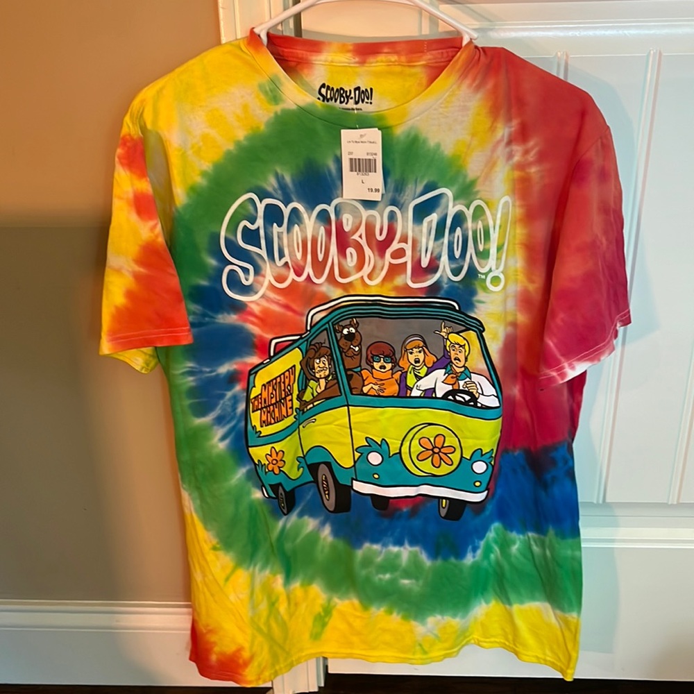 Scooby Doo graphic Tie-Dye T-shirt